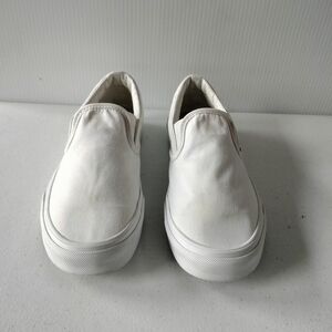Vans Women's White Slip-On Sneakers